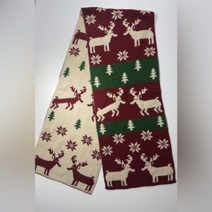 Christmas Reindeer Knit Scarf 🎄🤶🪅